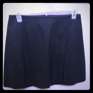 Express black faux leather skirt